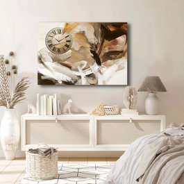 Wallity Reloj de pared decorativo de lienzo 70100CS-045